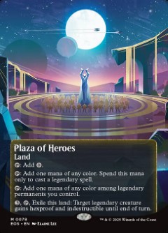 Plaza of Heroes Edge of Eternities Poster Stellar Sights